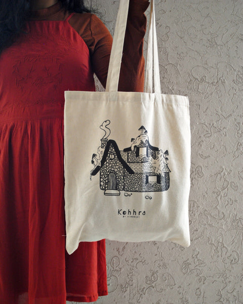 Cottage in the Woods Totebag